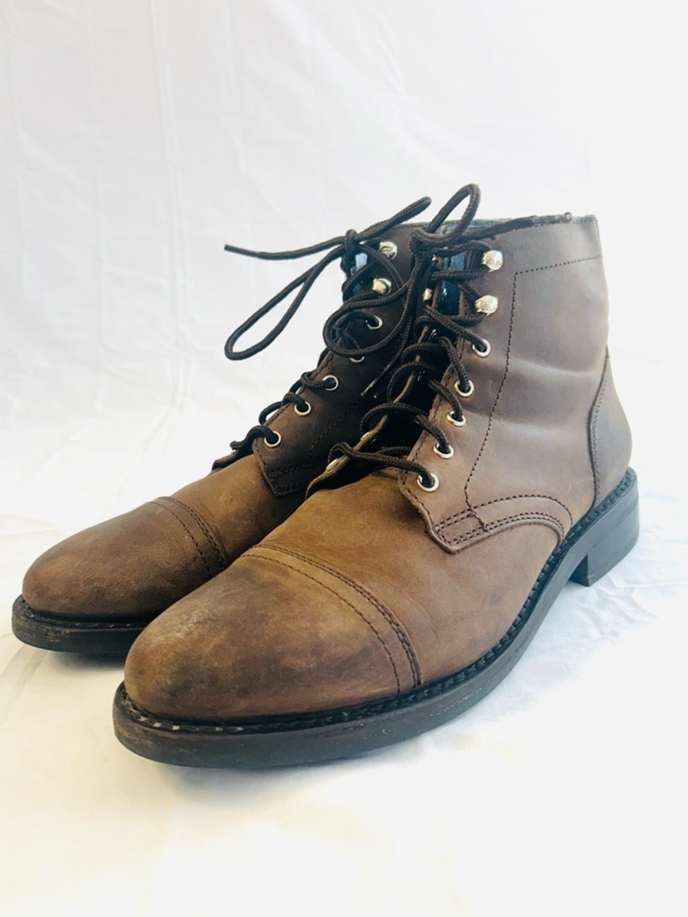 Thursday Boot Company Everyday Captains Lace-Up Cap Toe Boots - Picture 3 of 16